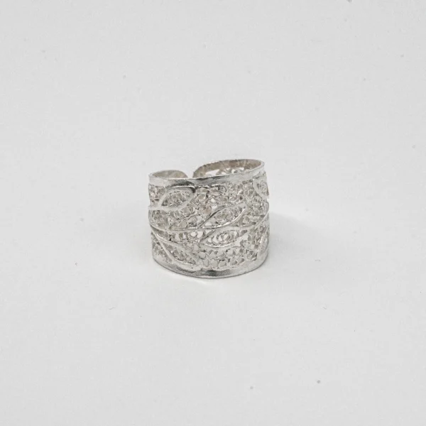 Authentic Silver Round Ring(Nina-0062)